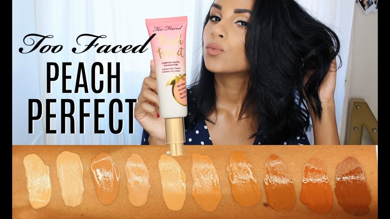 Download MOST COMFORTABLE Foundation Too Faced Peach Perfect | First Impression
