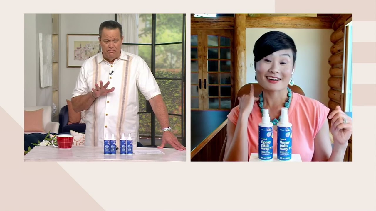 Asutra Set of 2 Spray Pain Away Magnesium Pain Relief Spray on QVC