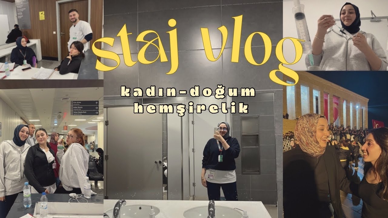 HEMŞİRELİK KADIN DOĞUM STAJI | hacettepe hemşirelik staj vlog🤰