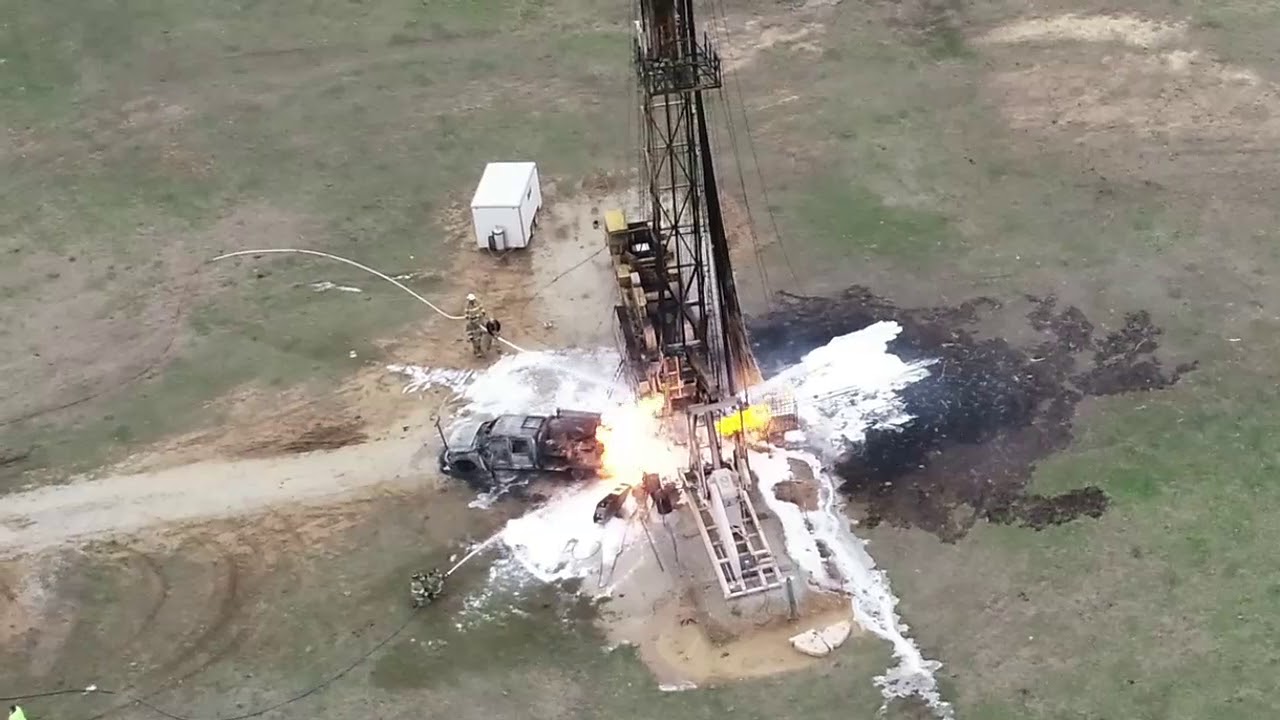 Wewoka Rig Fire YouTube