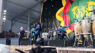 September Earth Wind and Fire 2024 Jazz Fest Sunday May 5th Congo Stage shot close