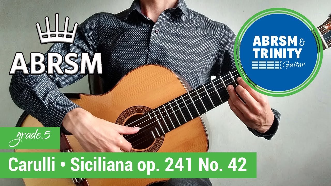 Carulli. Ferdinando - Siciliana -  Classical Guitar Sheet