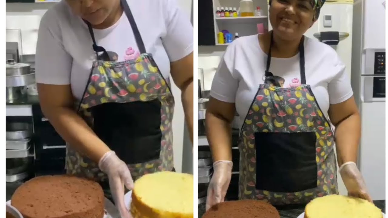 minha Receita/ Massa amanteigada  branca e chocolate / para bolos em andares /passo a passo