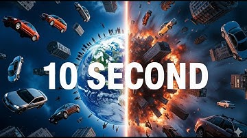 Wat als de zwaartekracht 10 seconden zou verdwijnen? | Zwaartekracht uitgelegd - Simulatie van ee...