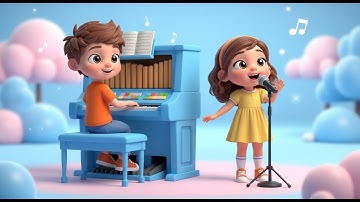 English KG2  the song   of unit 1 lesson 3