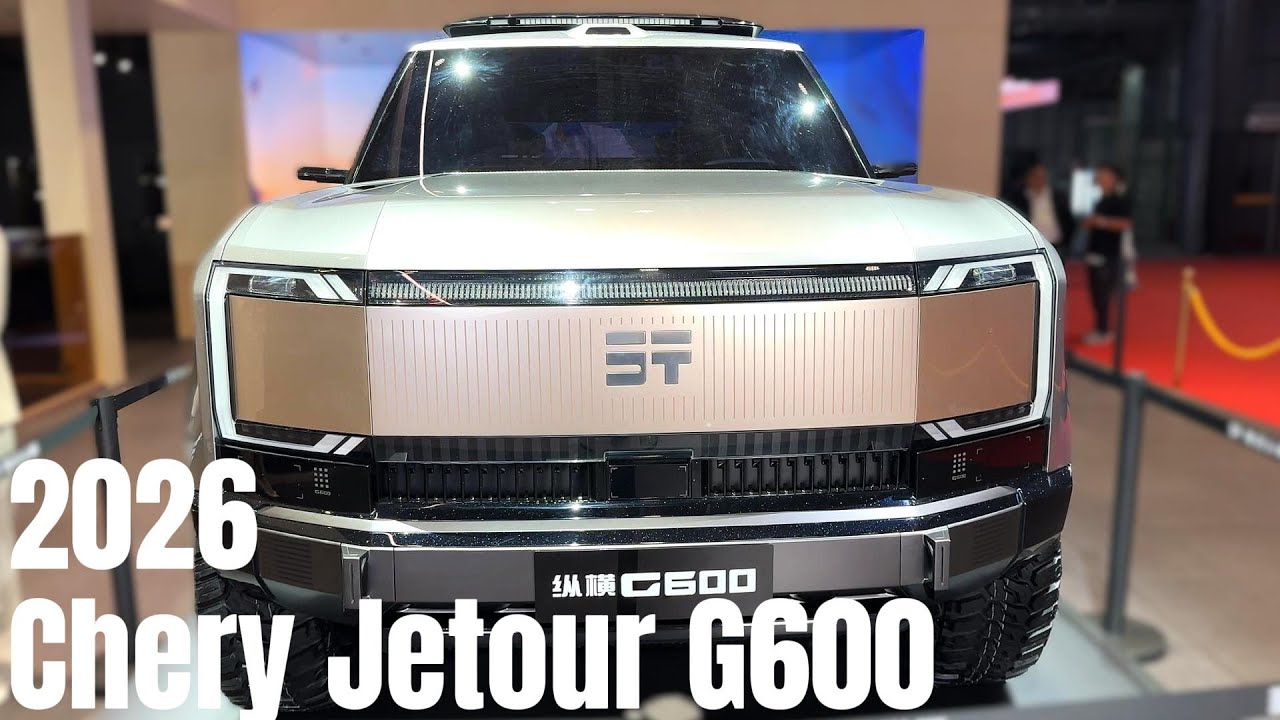 2026 Chery Jetour G600 FirstLook Walkaround—Shanghai Auto Show 2025 | 4K