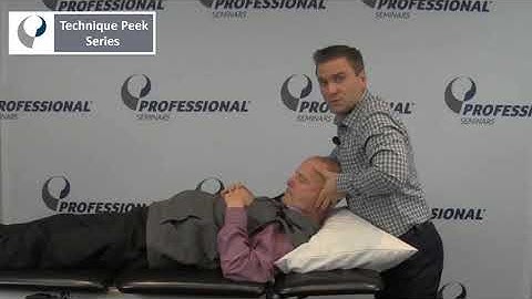 How to Access and Treat Upper Cervical Rotation  |  Technique Peek Series
