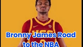Bronny James NBA draft combine. Pls like and Subscribe tnx