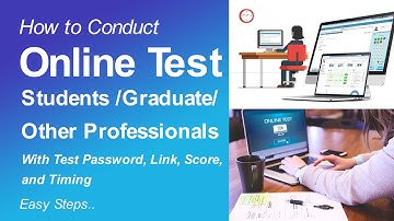 How to Conduct Online Test for Students | Online Exam 2020