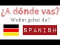 ¿A dónde vas?- 1 Pregunta - 50 Respuestas - Aprender Alemán - A1 (F&A1)