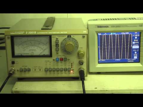 NF Corporation E-2001B Automatic Distotion Meter　動作確認