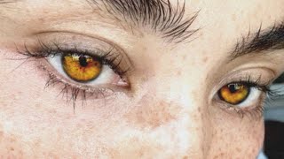 𝓱oney dipped amber eyes