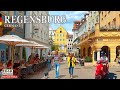 Regensburg Germany 4K Walk | UNESCO World Heritage Old Town | Medieval Architecture