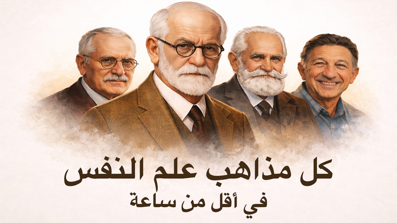 كل مدارس علم النفس في فيديو واحد: فهم الإنسان بالكامل