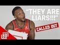 "THEY ARE LIARS!"  - RAPTORS CALL EACH OTHER OUT FOR FUN
