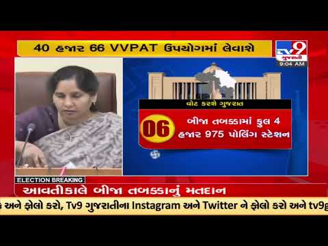 Preparations in full swing in Gandhinagar for 2nd phase voting of Gujarat Elections |TV9GujaratiNews