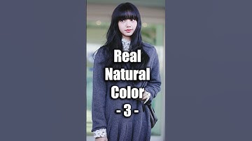 BLACKPINK Members REAL Natural Skin Color... #blackpink #kpop #shorts