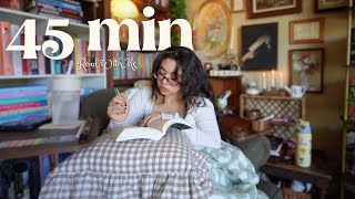 45 MIN READ WITH ME ☀️ | Cozy Reading + Soft Music screenshot 1