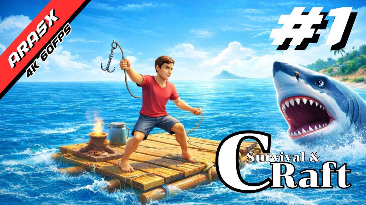 เบื่อแล้วบ้านมาติดแพกันดีกว่า | Survival & Craft