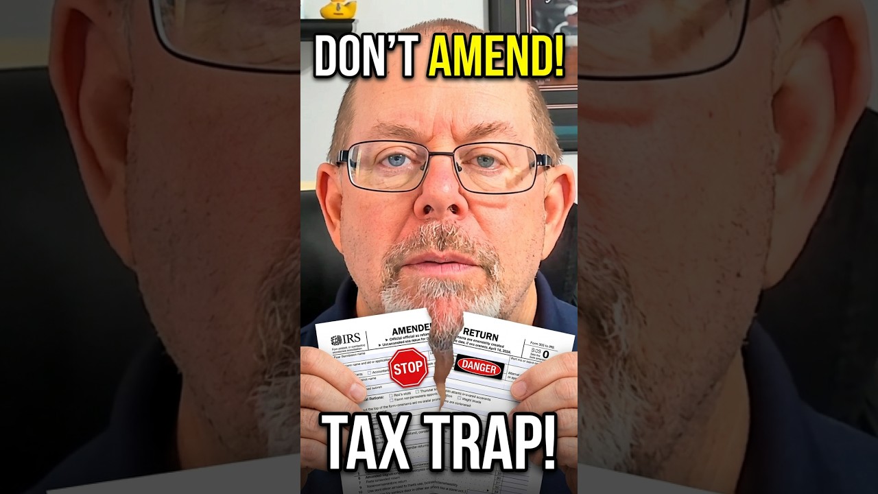 Why Amending Your Tax Return Could Cost You #taxes #finance #warning