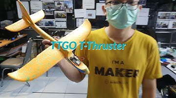DIY RC Plane with TTGO T Thruster