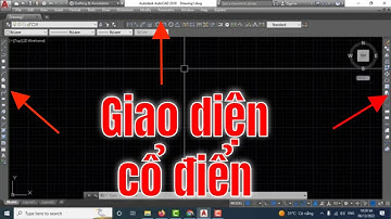 Thiết lập giao diện AutoCAD Classic