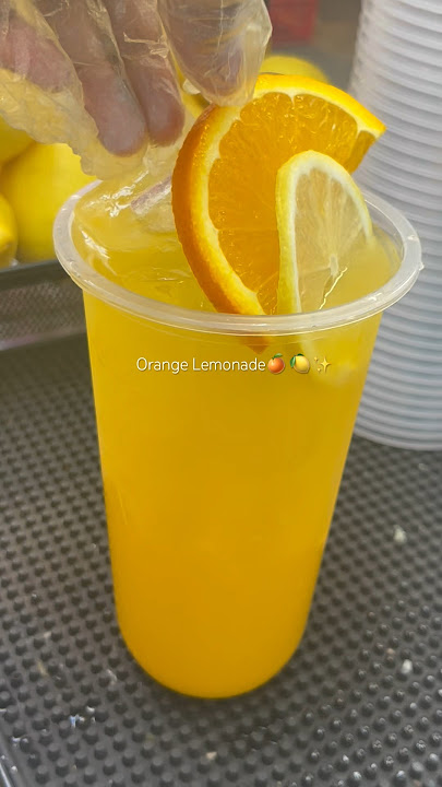 Fresh Orange Lemonade ( Lemon Bar ) Quiapo Manila