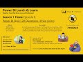 Power BI Webinar S1E6 - The #PowerBI Pub Quiz! ALSO building a 'Random' Selector tool in PBI!