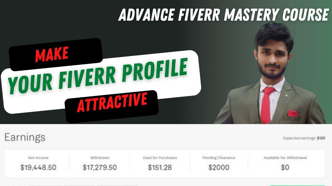 Make Your Account attractive on Fiverr and start getting order | Fiverr tutorial for beginners
