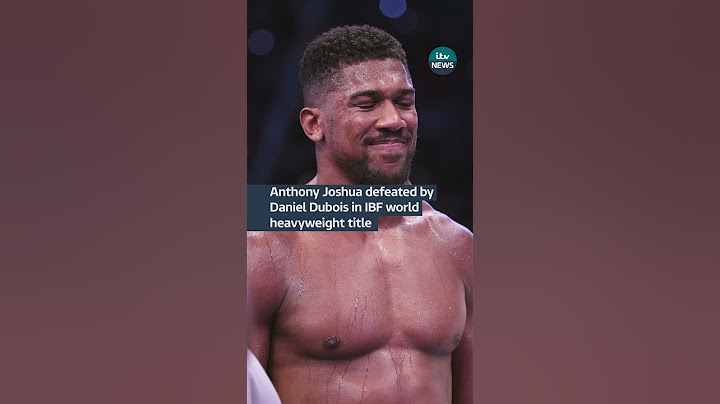 Anthony Joshua defeated by Daniel Dubois in IBF world heavyweight title | ITV News