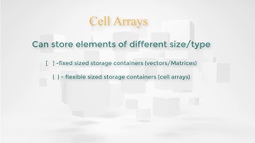 MATLAB Cell Arrays