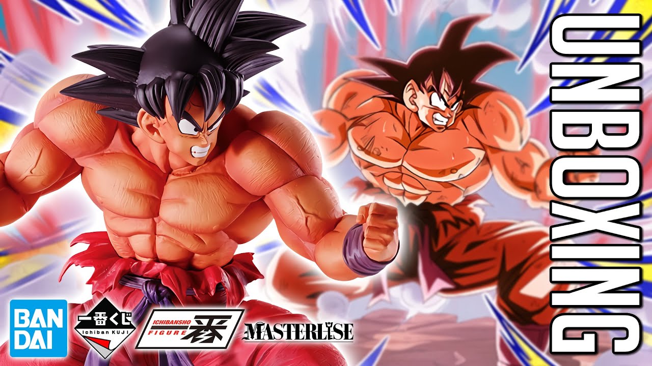 World Tournament Super Battle Masterlise KAIOKEN x3 Goku Figure Unboxing!