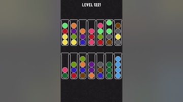 Ball Sort Puzzle Level 1221