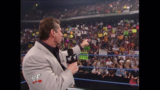 Vince McMahon Gets Mad At The Stone Cold Steve Austin What Chant Damn it Stop It