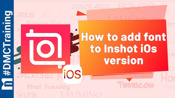 How to add font to inshot iOs version