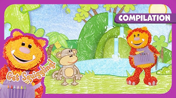 Explore the African Savannah with Squigglet | Get Squiggling! FULL EPISODE Compilation | 40+ MINUTES