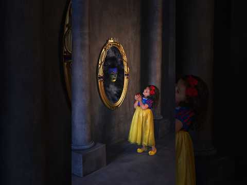 #ad Our family made the mirror from Disney’s Snow White and the Seven Dwarfs! #sparkjoyintheeveryday