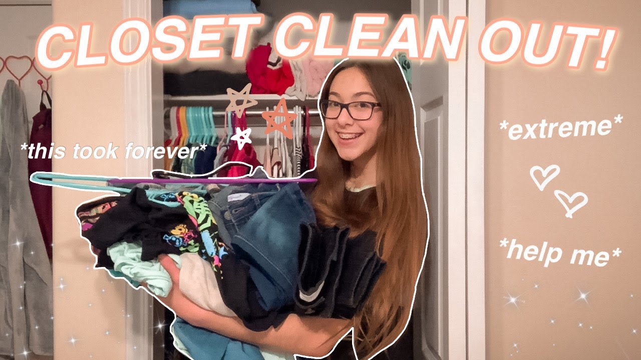 EXTREME CLOSET CLEAN OUT 2021! *decluttering and organizing my closet ...