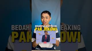 Bedah Public Speaking Pak Jokowi Pidato Wi Wok De Tok Not Onli Tok De Tok shorts jokowi