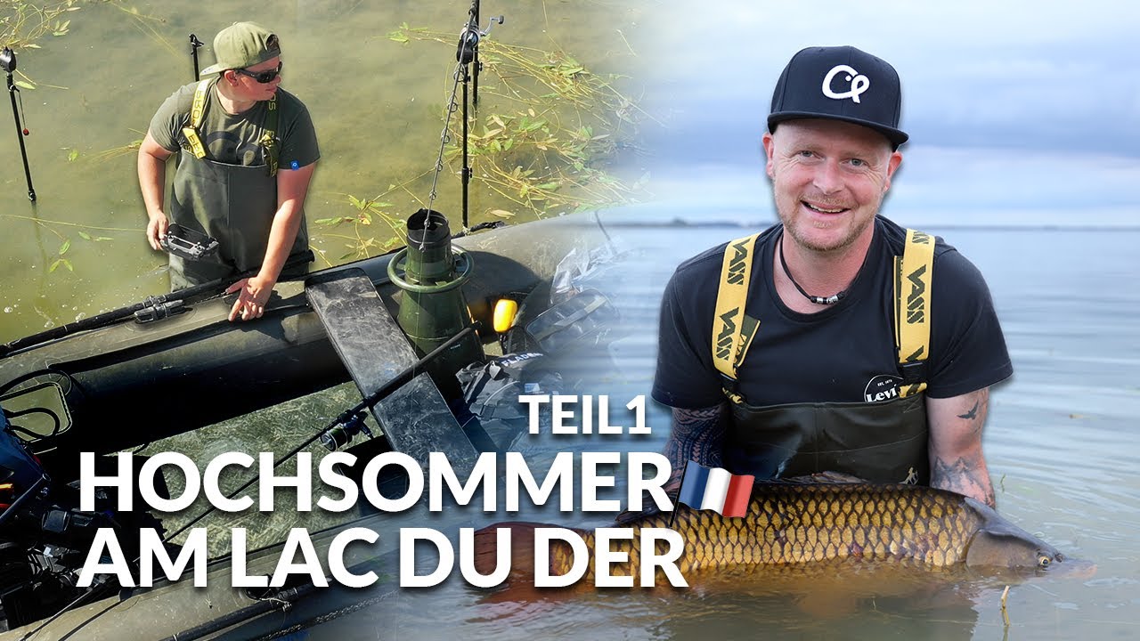 Karpfenangeln 🎣  am Lac du Der - Teil 1 | 4800ha Pool in Frankreich 🇫🇷 | Boilie | P.R. Baits | Carp
