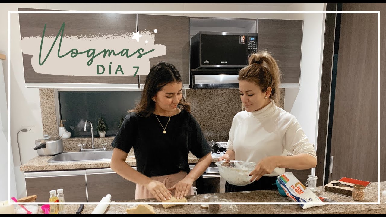 Horneando galletas de Navidad + noche de velitas! VLOGMAS DÍA 7