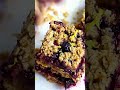 Whip up some delectable blueberry breakfast bars that double as a delightful dessert!