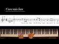 【ピアノ伴奏】Caro mio ben  /Es-dur 《楽譜付き》
