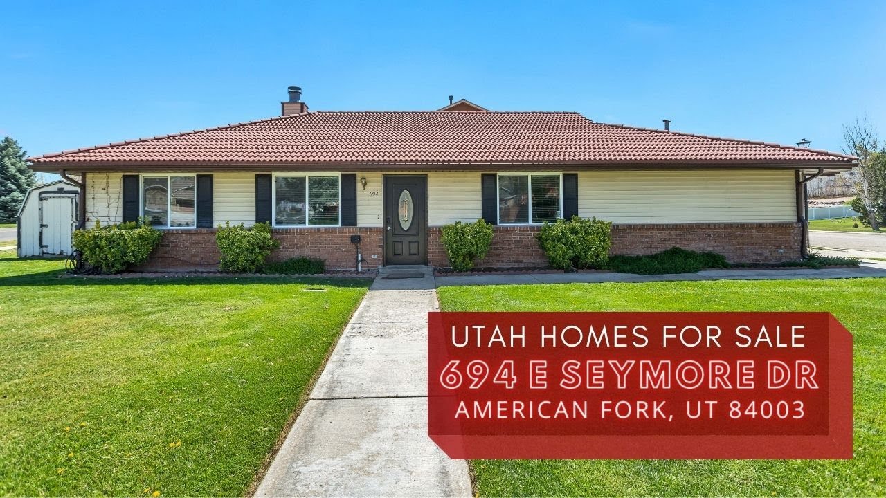 The Utah Homes Team: 694 East Seymore Drive, American Fork, Utah