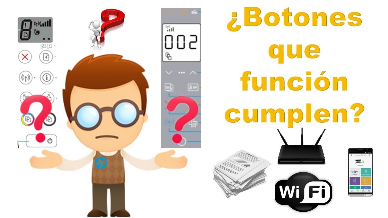 Que botones debo presionar en impresoras Hp (315, 410, 415, 515, 530, 533,  615, Neverstop) - YouTube