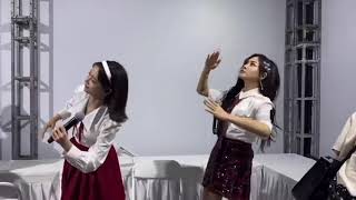 The9 Kiki Xu Jiaqi Cuts In Xie Keyin shaking Vlog 210804