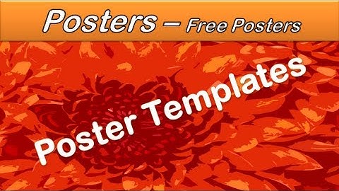 PowerPoint: Posters. Create a Poster. AOTraining.net
