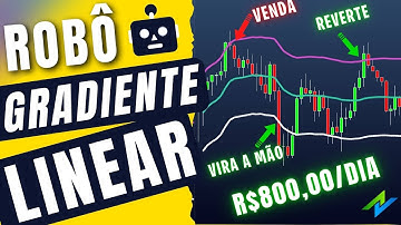 Robô Gradiente linear o MELHOR do Mercado de Day Trade - Novas Funcionalidades [ProfitChart]
