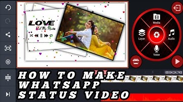 How to Make Romantic Whatsapp Status Video Kinemaster  Avee Player Style Template Editing