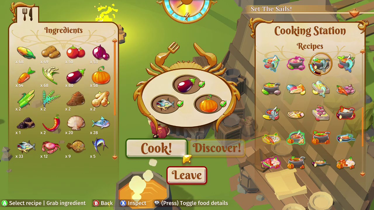 Discover All Cooking Recipes Achievement (Stranded Sails - Explorere Of